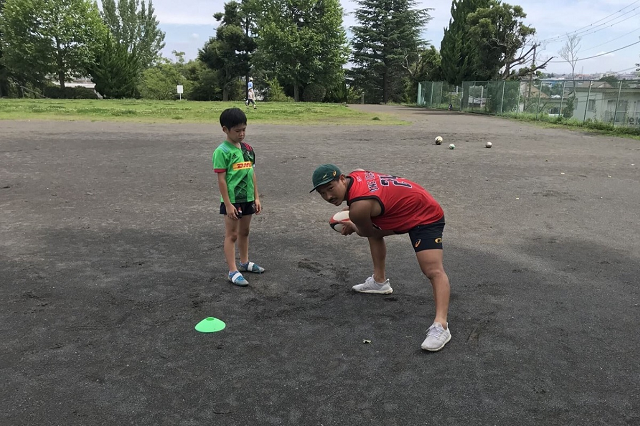 コーチング風景